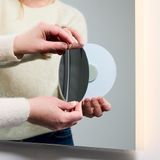 Merkloos / Sans marque Wan GmbH 5-voudige vergrotingsspiegel met magneet voor badkamer, 15 cm