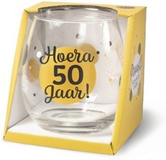 Miko Products Wijn - Waterglas 50 jaar Proost