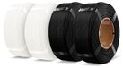 OEM PLA+ filament, 1,75 mm, 4 verpakkingen van 1 kg, zwart en wit