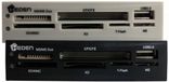 HEDEN LECMEM35A3 - Lecteur de carte mémoire - Noir/Beige