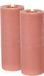 Countryfield Lyon LED kaarsen/stompkaarsen - 2x - roze - D7,5 x H20 cm - timer
