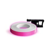 Neon Wielstrepen met Applicator, Fluo Fuchsia, 7 mm x 6 mt