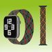 Wigento Apple Watch Series 1 + 2 Ultra 49mm 9 8 / 7 45 / 6 SE 5 4 44 / 3 2 1 42mm - Vervangende nylon horlogeband