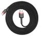 Baseus CATKLF-U91 USB-kabel USB 2.0 3 m USB A naar USB C Zwart, Rood