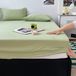Drap vert éteint pour sommier tapissier
