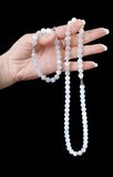 Moon Light Distributions Natuurlijke Witte Maansteen Sieradenset – Ketting 50 cm & Armband 20 cm – 8 mm Edelsteen – Dames & Meisjes – Spiritueel Cadeau