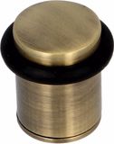 AMIG Deurstopper/deurbuffer - D32mm - inclusief schroeven - geborsteld nikkel