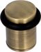 AMIG Deurstopper/deurbuffer - D32mm - inclusief schroeven - geborsteld nikkel