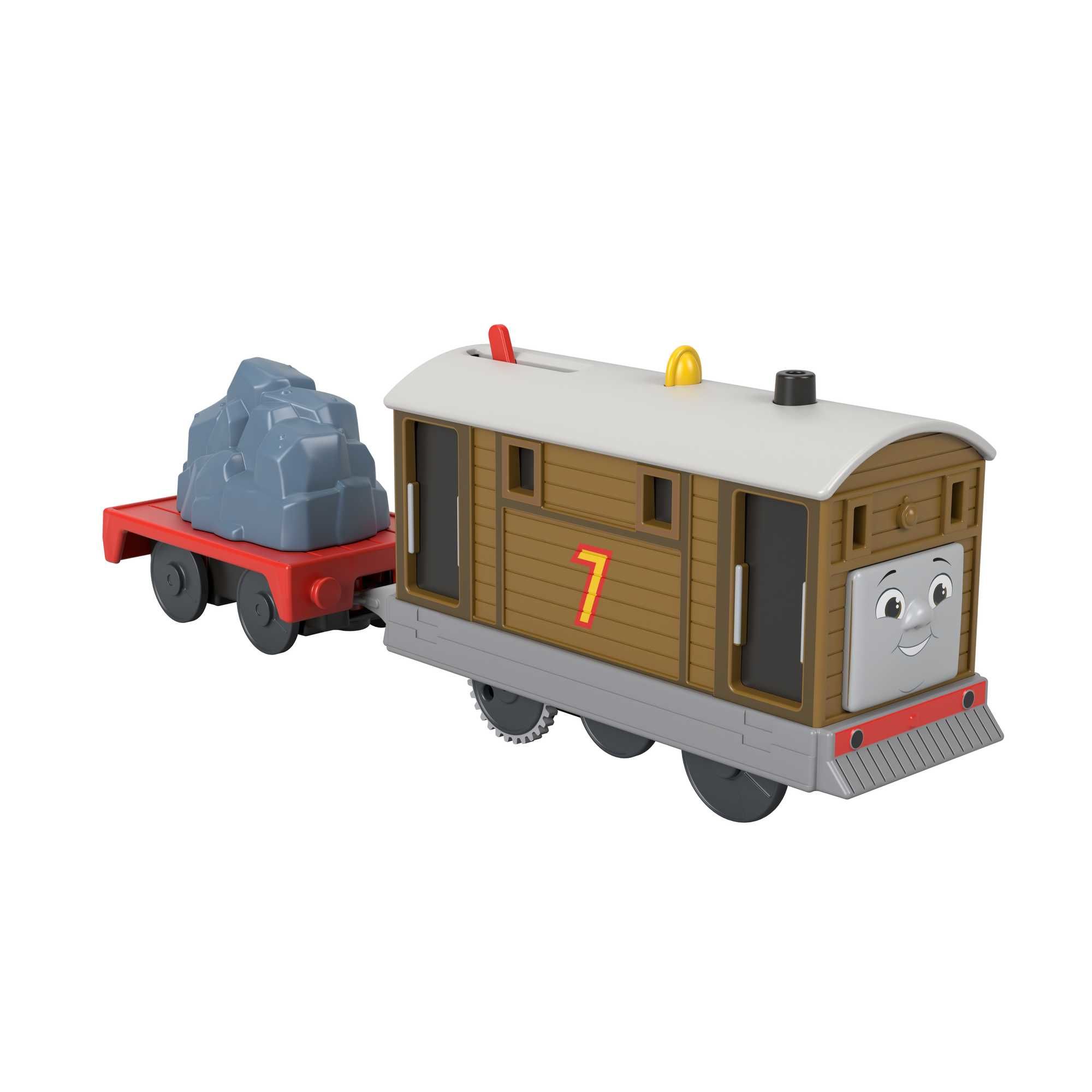 Fisher-Price Thomas & Friends Gemotoriseerde Locomotief Toby - Trein - 3+ Jaar