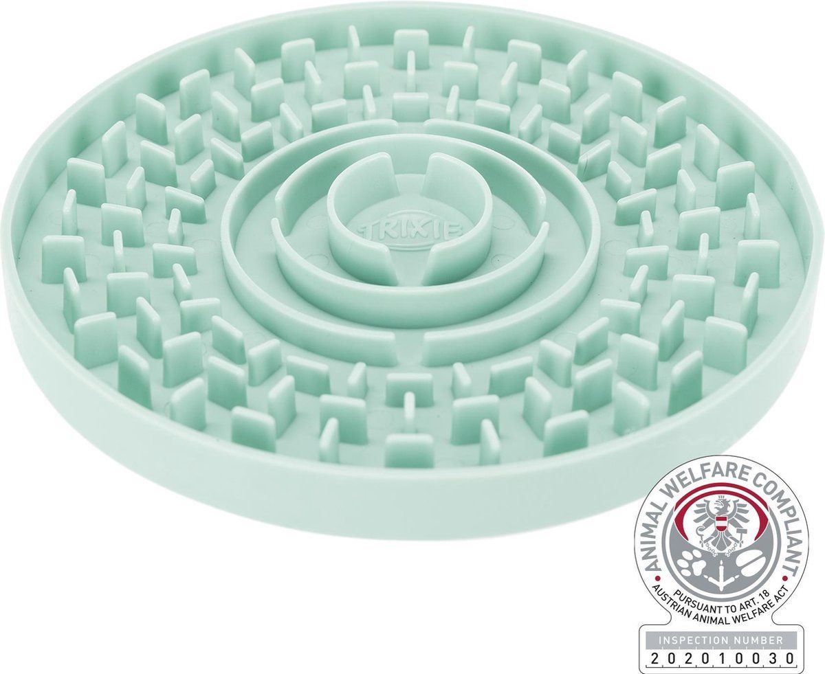 TRIXIE junior likplaat mintgroen (15X15 CM)