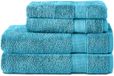 Komfortec Set van 4 – 2x Handdoek 50x100 cm en 2x Badhanddoek 70x140 cm – 100% Coton – Turquoise