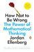 How Not to Be Wrong: The Power of Mathematical Thinking