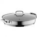 WMF Vispan - 38 x 26 cm - RVS - Met glazen deksel