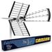 Berdsen DVBT2 antenne met versterker binnen 13-15 dB - bereik tot 80 km - outdoor outdoor outdoor antenne - LTE-filter - Full HD Ultra HD 4K