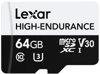 Lexar High-Endurance 64 Go MicroSDXC UHS-I Classe 10
