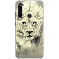 1001 coques Lioness Siliconen hoesje compatibel met Xiaomi Redmi Note 8T
