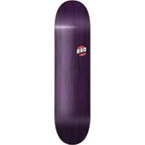 RAD Unisex - Volwassenen Blanko Logo Skateboard paars Maple 8"