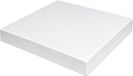Bellatio Design Piepschuim vormen - vierkant - 1x - 32,5 x 32,5 x 3 cm - styropor hobby / DIY vorm - basis knutselfiguren