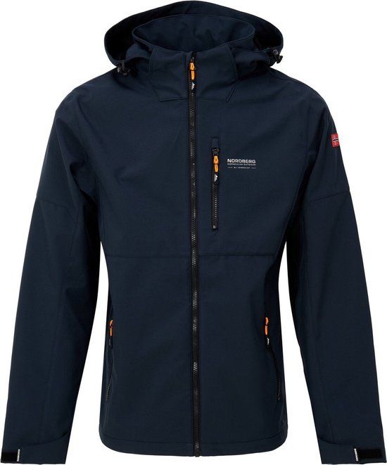 Nordberg Dustin - Softshell Outdoor Zomerjas Heren - Navy - Maat L
