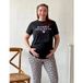 Les Poulettes Legging de grossesse pour femme Fitness Cigogne