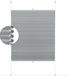 Bolt Edge Rideau nid d'abeille - Gris - 85x130cm - Voile - Polyester