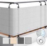 Sol Royal Solvision HB2 – Balkonscherm Wit 100x500cm HDPE