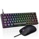 The G-Lab Combo Titanium - Pack mechanisch toetsenbord 65% & muis AZERTY FR