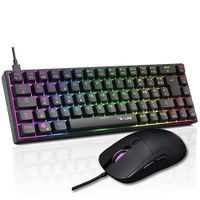 The G-Lab Combo Titanium - Pack clavier mécanique 65% & souris AZERTY FR