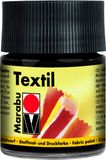 Marabu Textil 073 watergedragen verf Zwart 50 ml Pot 1 stuk(s)