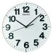 Seiko wandklok wit kunststof slepende seconden QXA656W, wit, Small, Modern