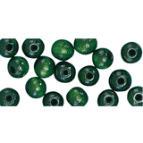Rayher hobby materialen Bol 156x stuks groene houten kralen 10 mm - Eigen sieraden maken - kettingen/armbandjes