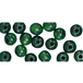 Rayher hobby materialen Bol 156x stuks groene houten kralen 10 mm - Eigen sieraden maken - kettingen/armbandjes