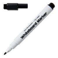 Desq whiteboard markers with eraser black 5 pieces (1 mm round)