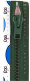 Opti Prym Ritssluiting Kunststof 6mm grof Deelbaar Donker Groen #461 30 cm