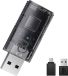 Tradebit TB-Nano Serie Adaptateur sans fil Apple CarPlay/Android Auto Transparent