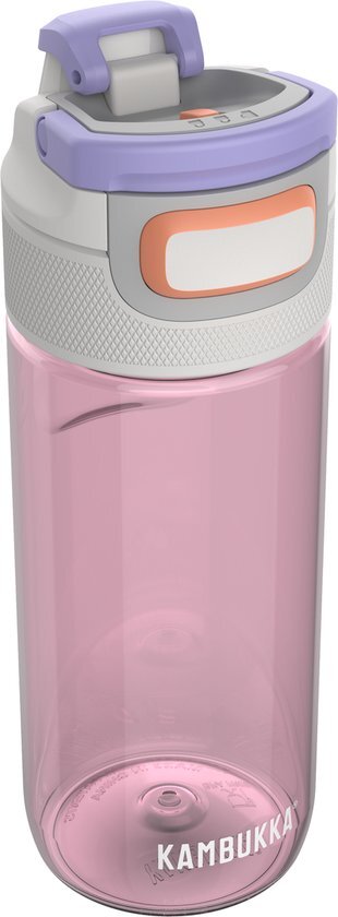 Kambukka Elton drinkfles 500ml - Barely Blush met 3-in-1 lid en makkelijke reiniging