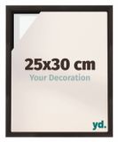 yd, Cadre photo 25x30 cm Chêne Foncé - Cadre pour toile - MDF Lyon