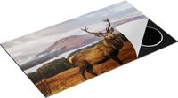 Chefcare Inductie Beschermer Hert in de Bossen - 90x55 cm - Multicolor
