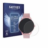 Savvies - Screenprotector voor TAOLOON Smartwatch 1.27" - Folie Beschermfolie transparant 6 Stuks