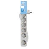 Philips CHP2164W/62 Stekkerdoos met 6 stopcontacten, Wit