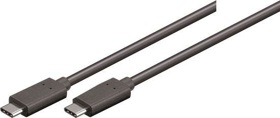 Uniformatic 10601 USB-kabel USB 3.2 Gen 1 (3.1 Gen 1) 1 m USB C Zwart