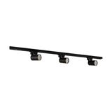 WatioWave Spotlight met rail, 3 x GU10, 3 x 35 W, IP20, 1000 mm, zwart