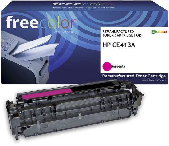 Freecolor M451M-FRC Magenta Toner Cartridge (replaces HP 305A, CE413A) - 2600 Pages