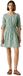 Pepe Jeans Chiara Robe Manches Courtes Fleur Broderie Coton Vert Clair S Femme