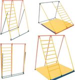Monkey-Gym Binnenplaats van metaal, klimrek voor kinderen, klimmuur, klimrek voor kinderkamer