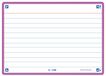Oxford Flash 2.0 Flashcards A6 gelijnd licht paars pak 80 kaartjes