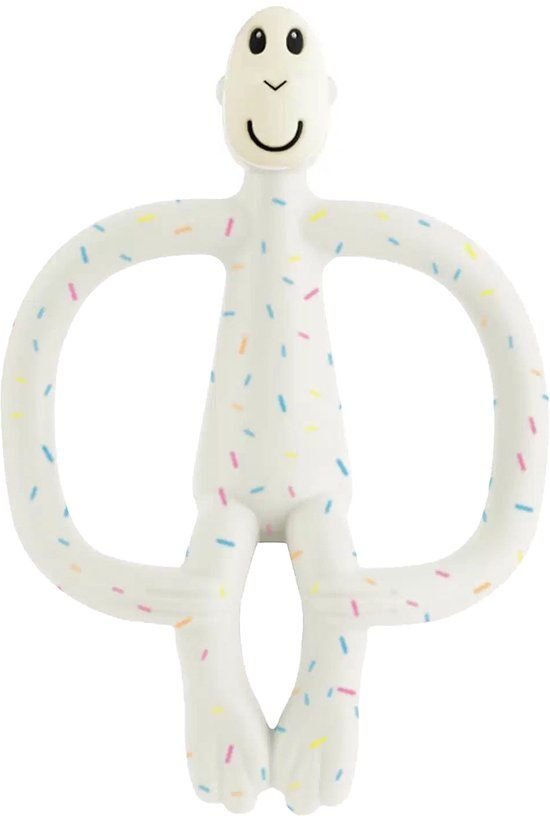 Matchstick Monkey Bijtring - Confetti Crème