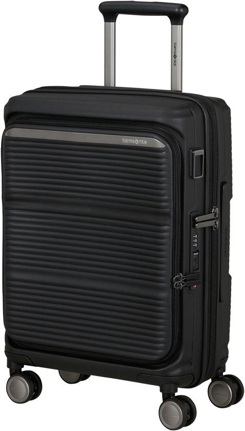 Samsonite Paralux HS Spinner 55/20 handbagage - uitbreidbaar - Black - 46 l