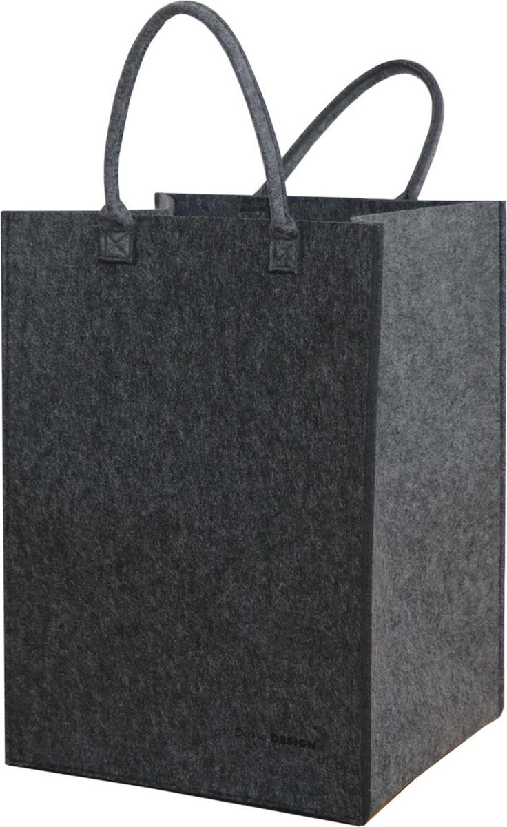 DuneDesign 100L Vilten wasverzamelaar 43x38x60cm XXL universele Vilten tas opvouwbare wasmand grote speelgoe...