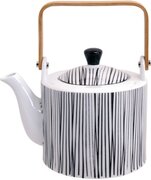 Tokyo Design Studio Nippon Black Theepot 1 3 liter in fraaie Geschenkdoos. Porseleinen Theepot met uitneembaar Theefilter